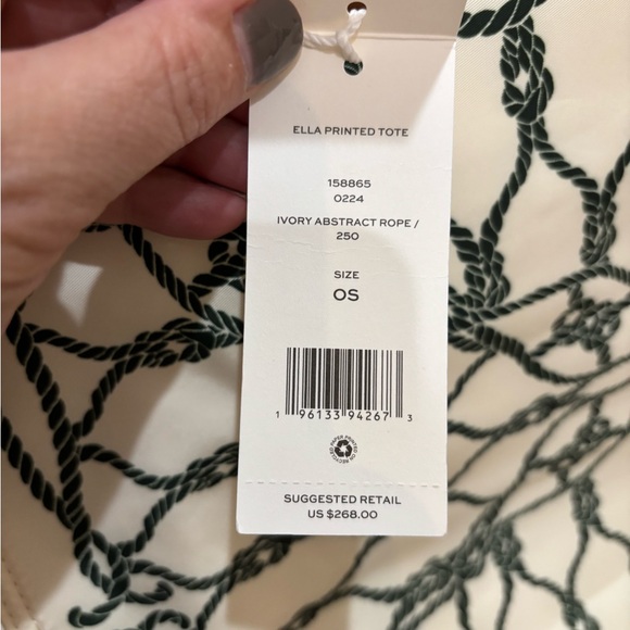 Tory Burch Ella Printed Tote Bag New with tag perfect condition no odors - Picture 11 of 11